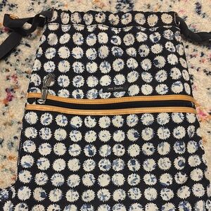 Vera Bradley Navy and White Floral Backpack